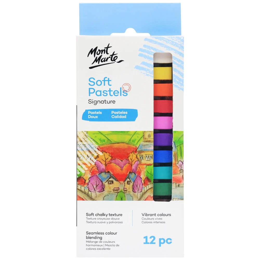 Mont Marte Signature Softpastelle 12-teilig - SETL