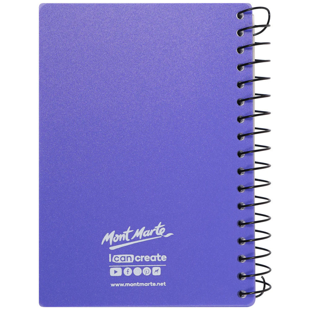 Mont Marte Visual Art Diary A4 – 110 g/m², 120 Seiten, Spiralbindung - SETL