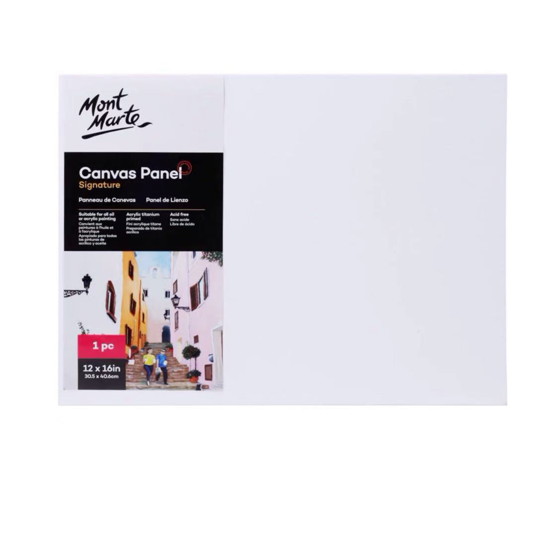 Mont Marte Signature Leinwandplatte 30,5 × 40,6 cm – grundiert