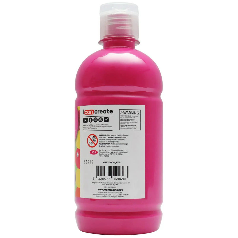 Mont Marte Plakatfarbe 500 ml - SETL