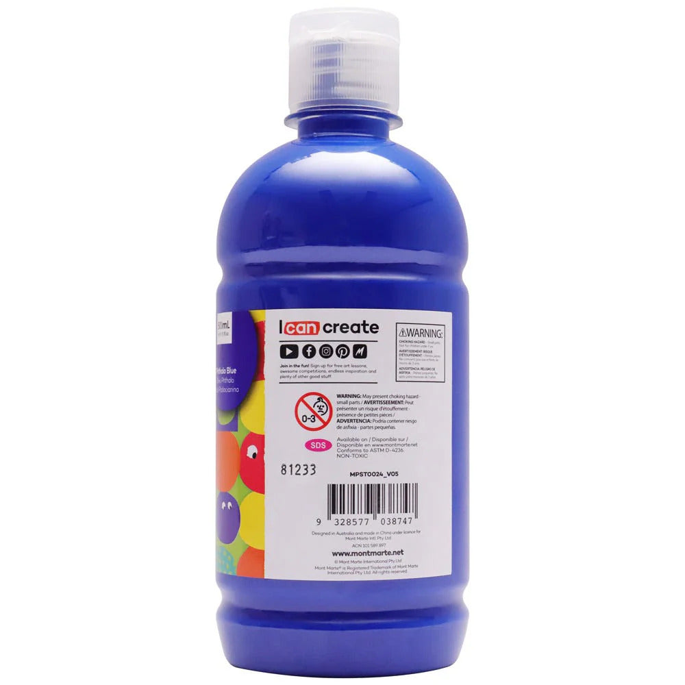 Mont Marte Plakatfarbe 500 ml - SETL