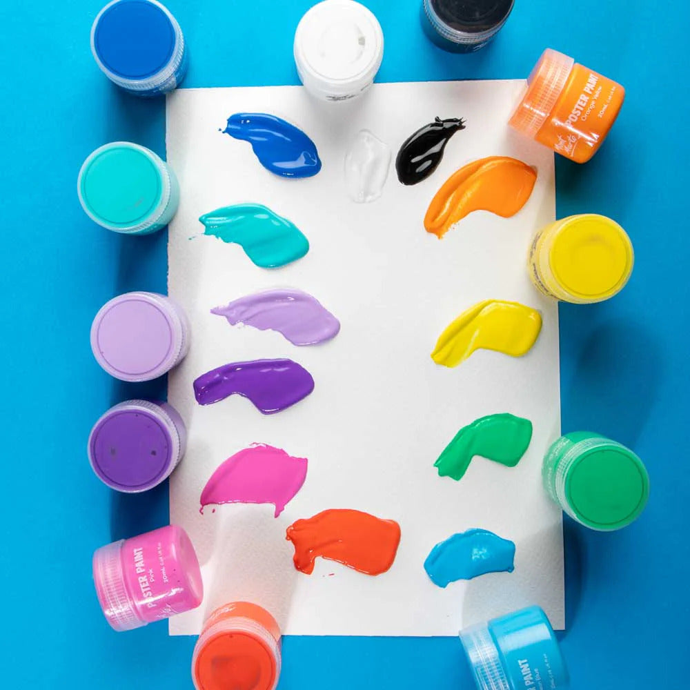 Mont Marte Posterfarben Set – 12 / 24 Farben à 20 ml - SETL