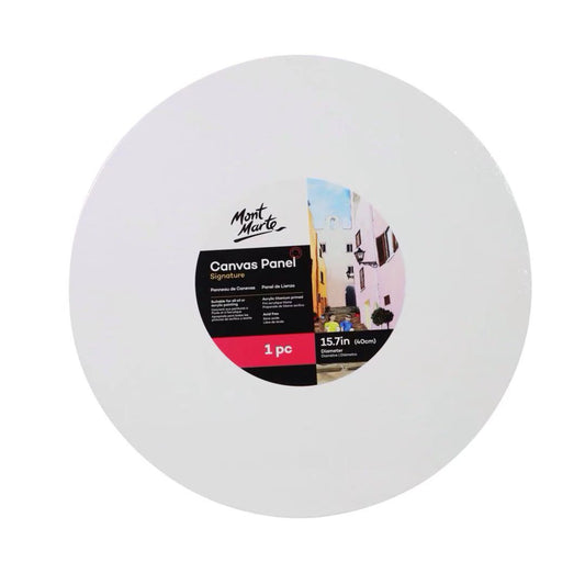 Mont Marte Runde Leinwandplatten Ø 40 cm - SETL