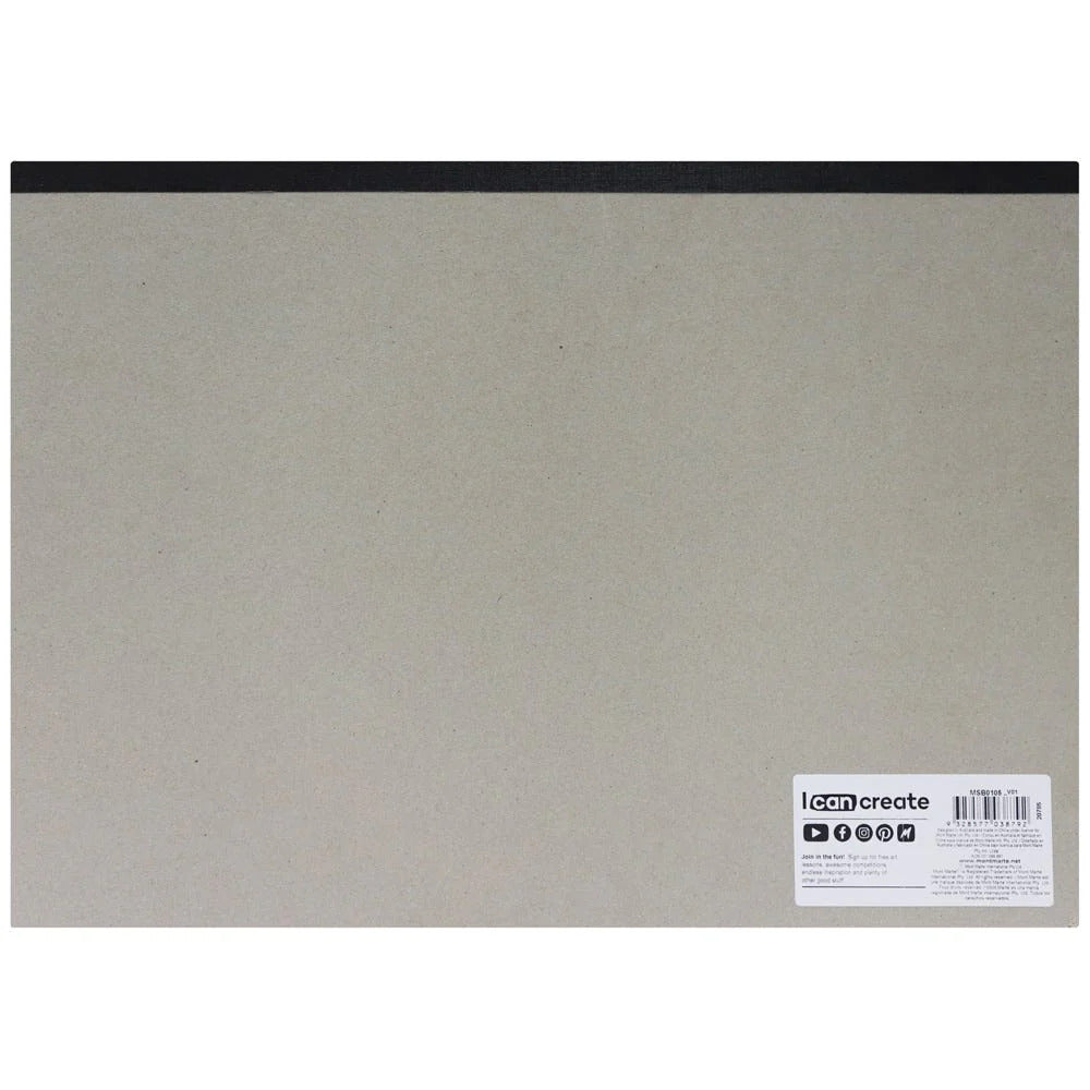 Mont Marte Skizzenblock 110 g/m² – 30 Blatt, A3/A4 - SETL