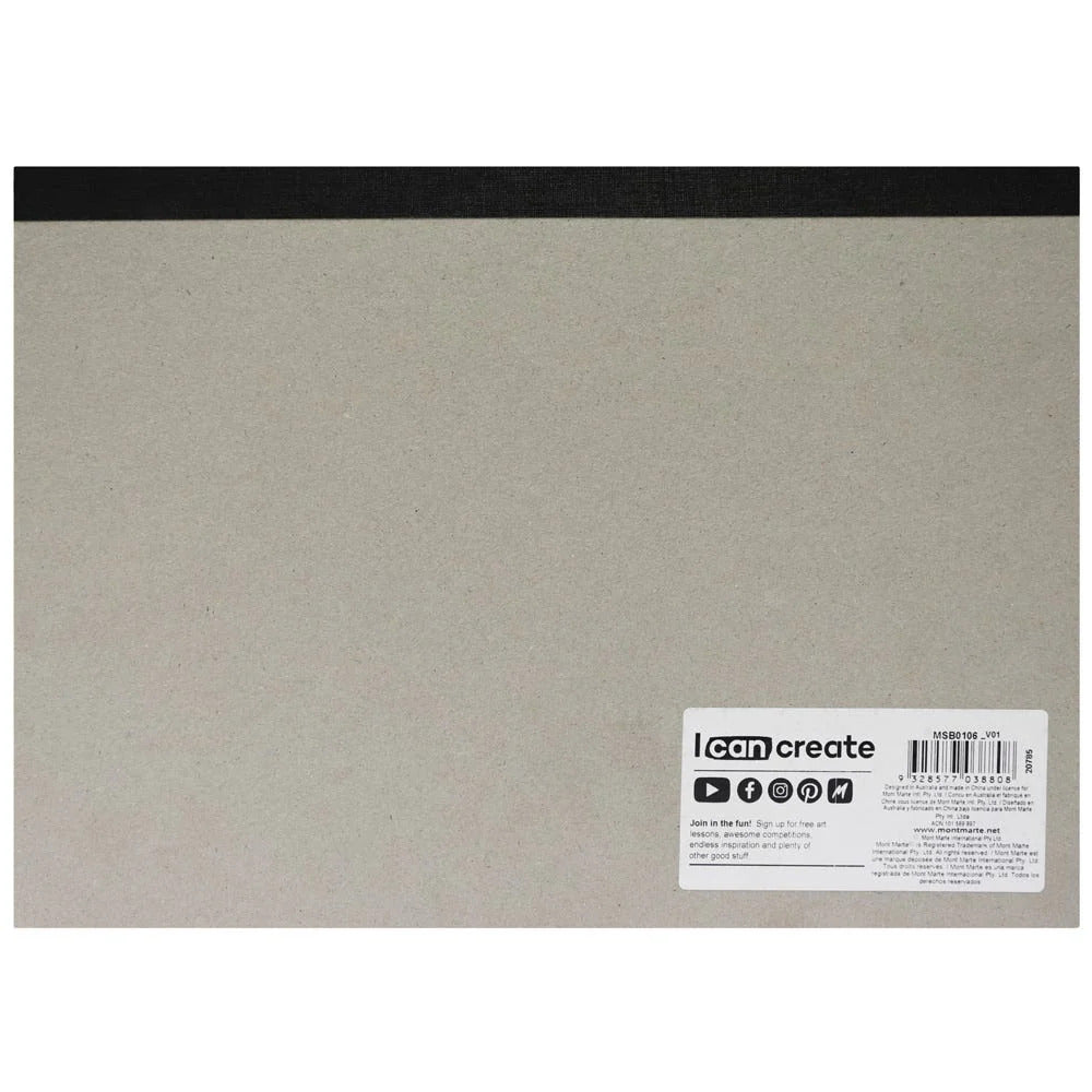 Mont Marte Skizzenblock 110 g/m² – 30 Blatt, A3/A4 - SETL