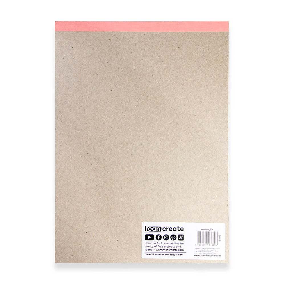 Mont Marte Skizzenblock 150 g/m² – 25 Blatt, A4/A5 - SETL