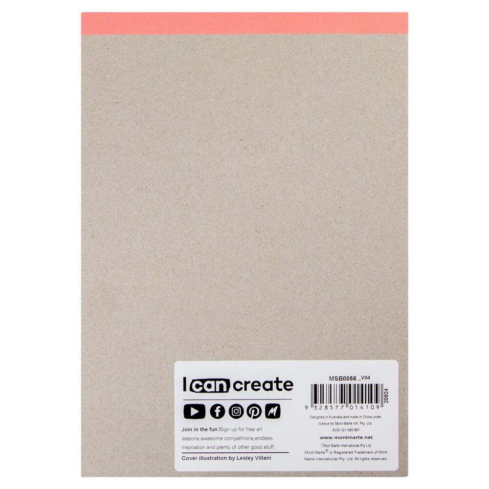 Mont Marte Skizzenblock 150 g/m² – 25 Blatt, A4/A5 - SETL