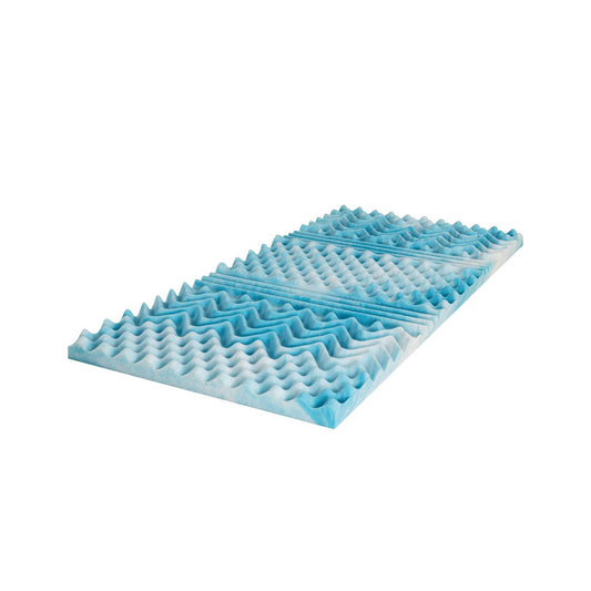 MyComfy 7-Zonen Matratzen-Topper mit Eierschalen-Schnitt, Schaumstoffplatte - SETL