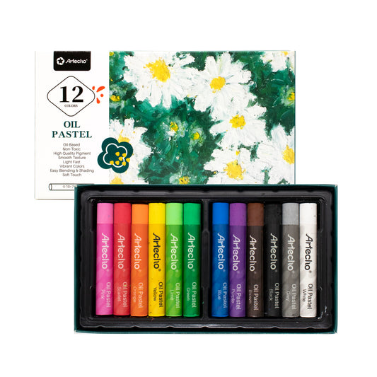 Artecho Ölpastellkreiden Set - 12 / 24 Farben - SETL