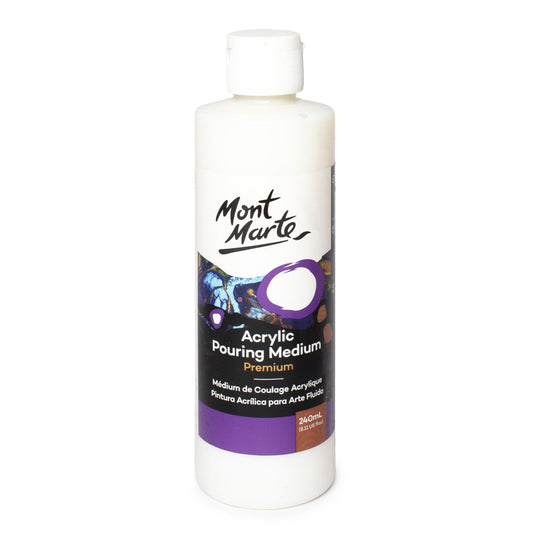 Mont Marte Acrylic Pouring Medium -  240ml/ 1 Liter - SETL