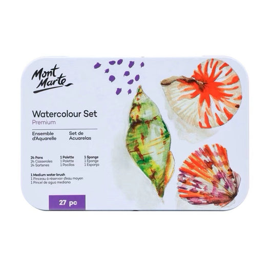 Mont Marte Premium Aquarellfarben Set  - 24 / 36 Farben - SETL