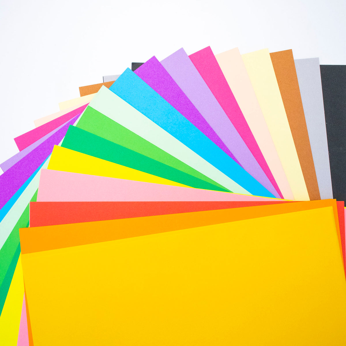 Artecho Bastelpapier – 100 Blatt, 20 Farben, A4, 80g/m² - SETL