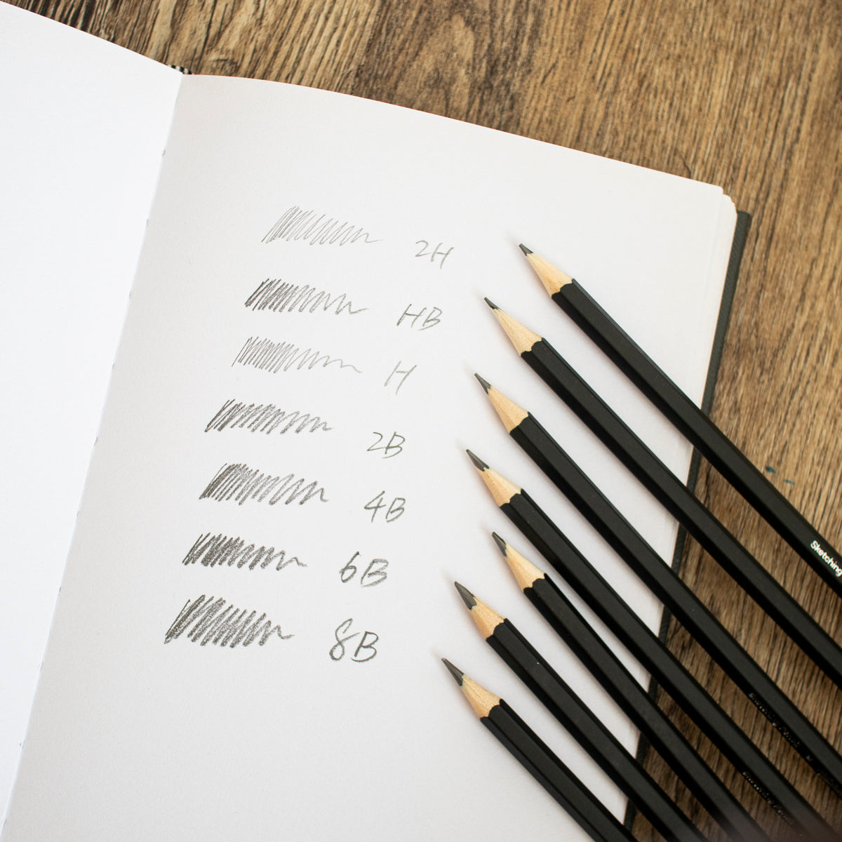 Mont Marte Signature Bleistift Set – 10 Stück, verschiedene Härtegrade - SETL
