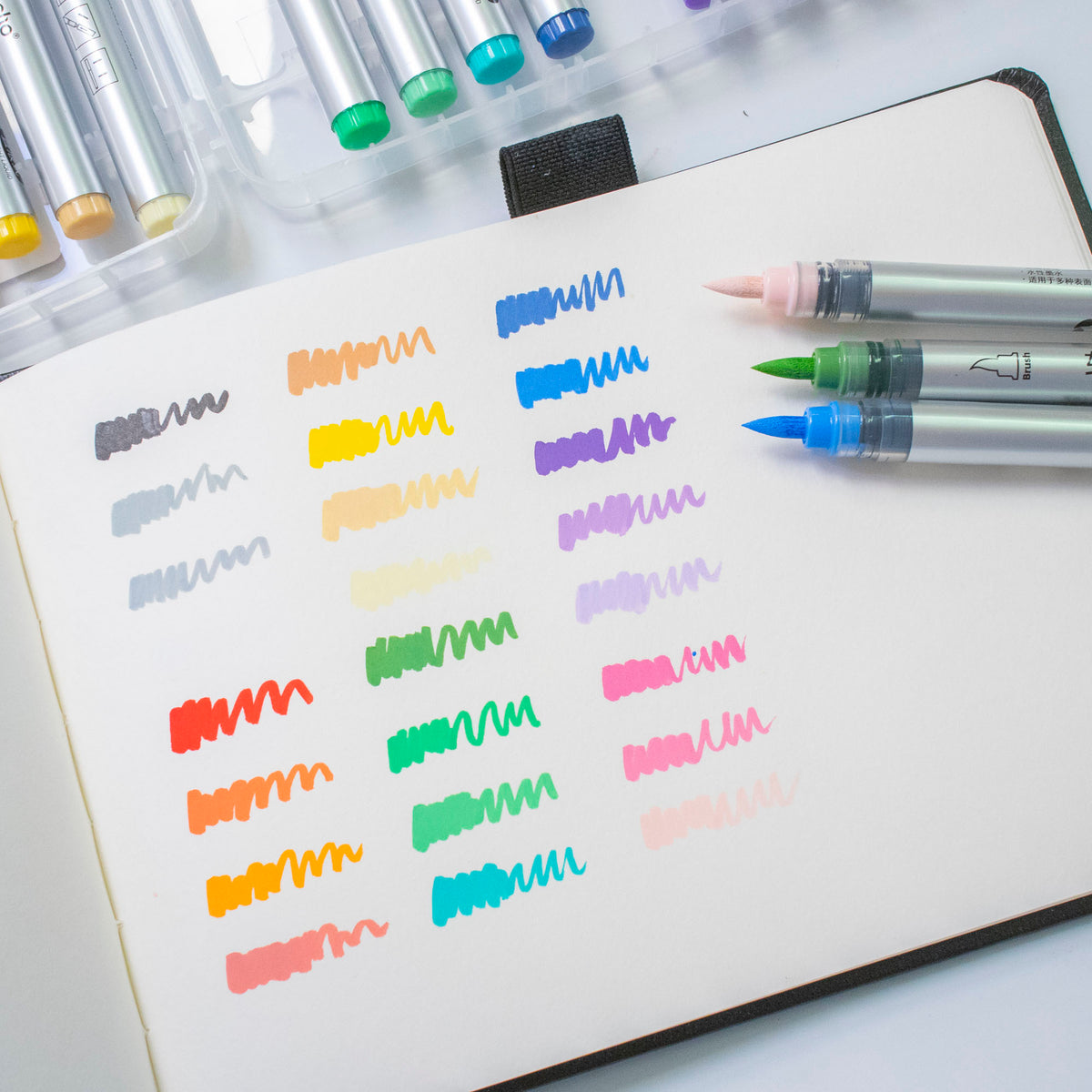 Artecho Acrylstifte Set – 24 / 48 Farben – Direktflüssig & Wasserfest - SETL