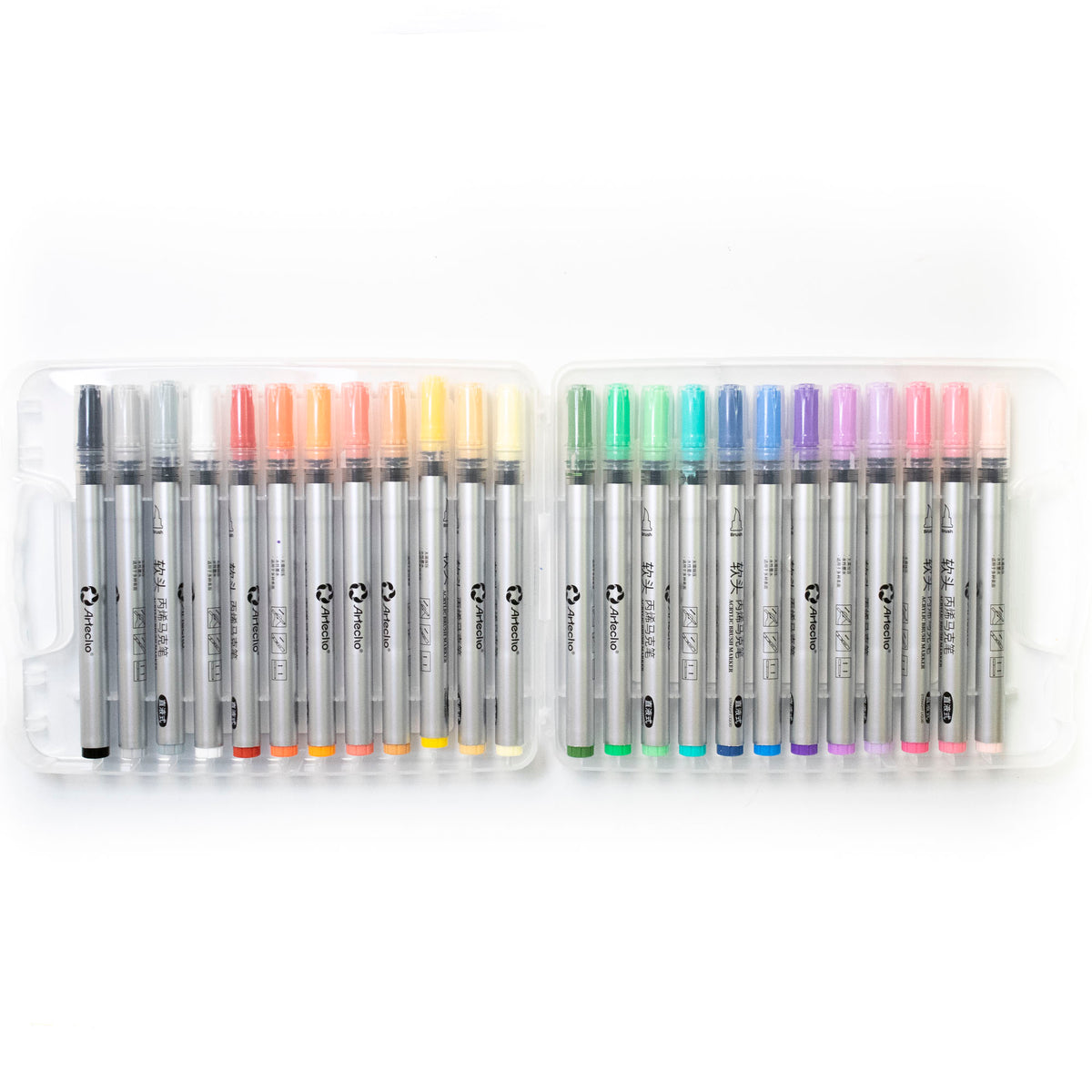 Artecho Acrylstifte Set – 24 / 48 Farben – Direktflüssig & Wasserfest - SETL