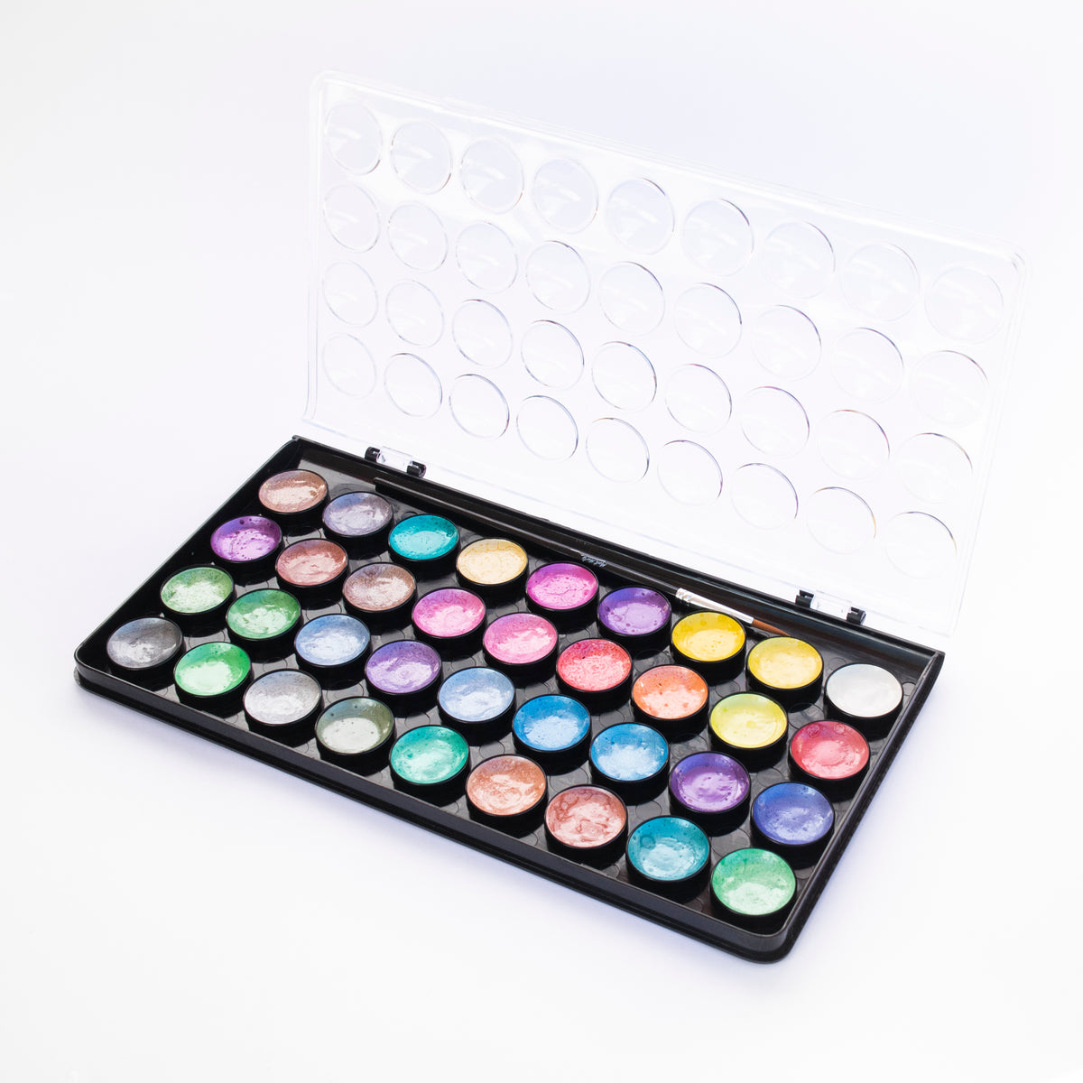 Mont Marte Aquarellfarben Signature – 36 Metallic Farben - mit Pinsel - SETL