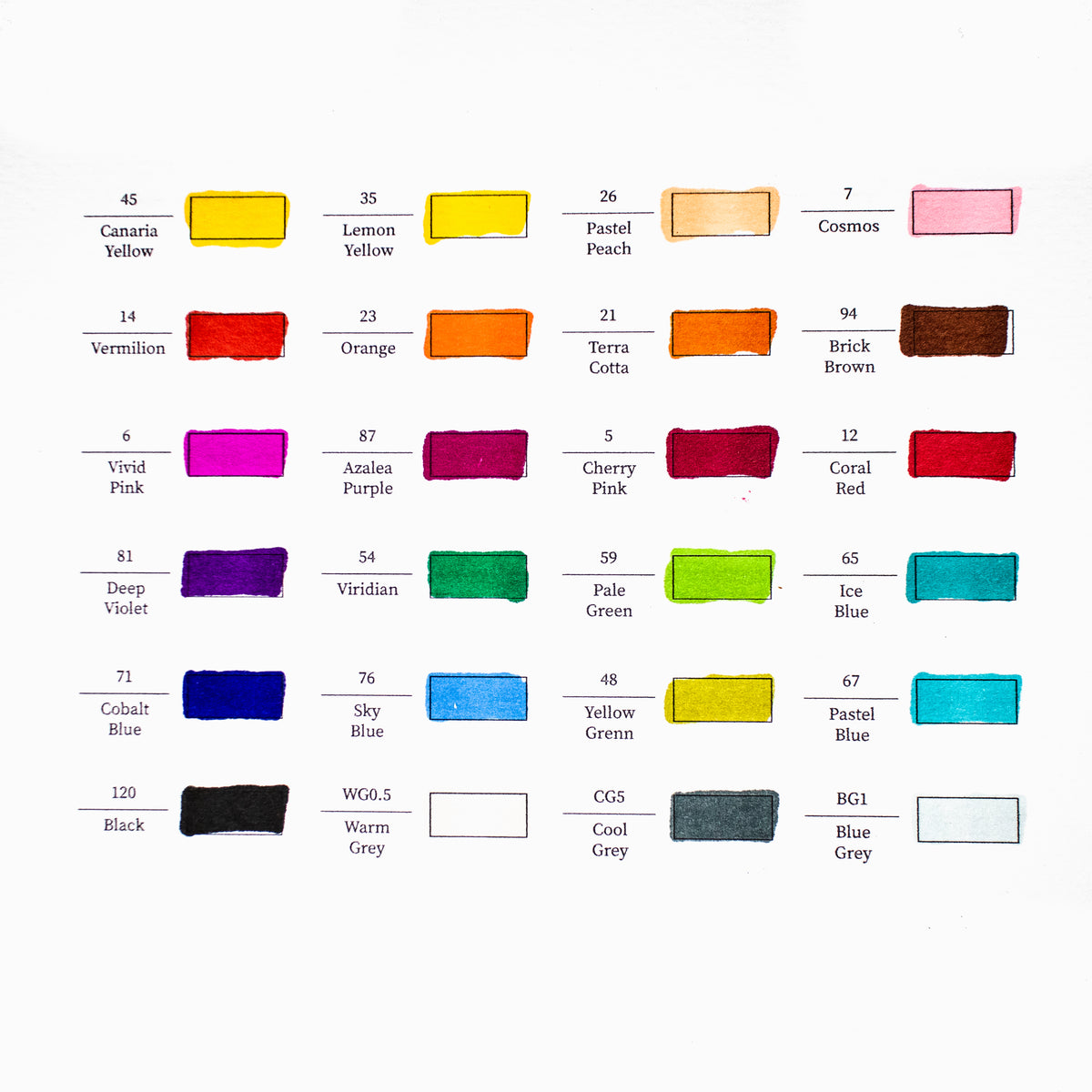 Mont Marte Premium Dual Tip Alkoholmarker – 24 Farben - SETL