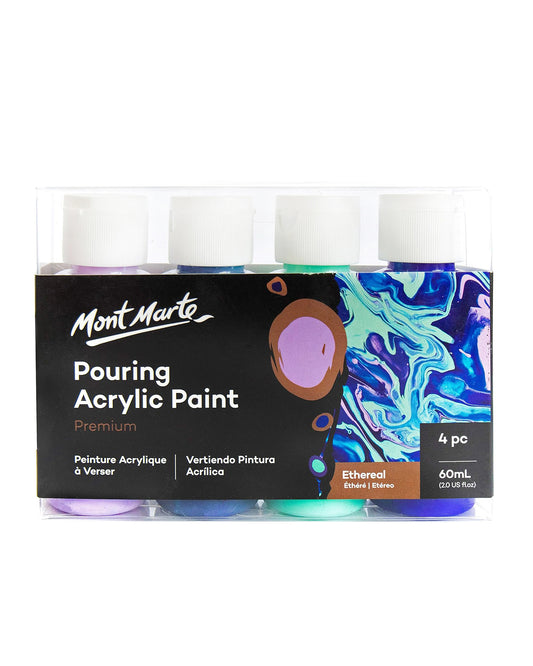 Mont Marte Pouring Set - Ethereal - 4x60ml in Flaschen - SETL