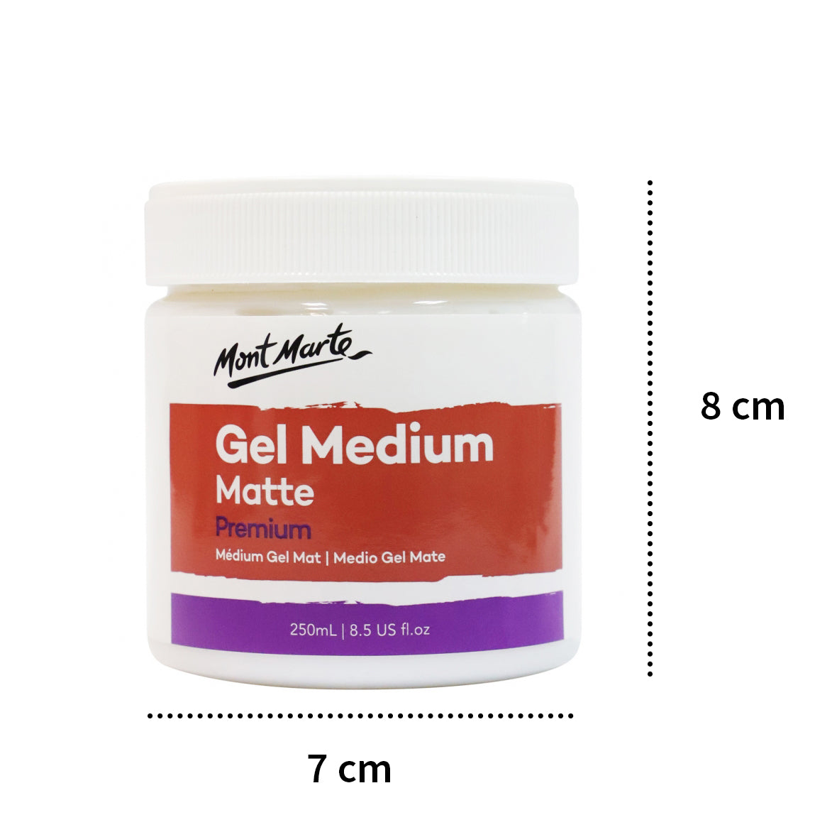 Mont Marte Mattes Gelmedium - 250 ml - SETL