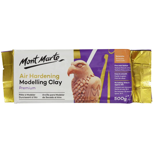 Mont Marte Lufthärtende Modelliermasse Premium - Terra, 500g - SETL